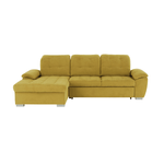 Casa si Gradina - Mobilier - Canapele si coltare - Coltare - Coltar, mustar tesatura, de stanga, EVANGELIN - Infinity.ro