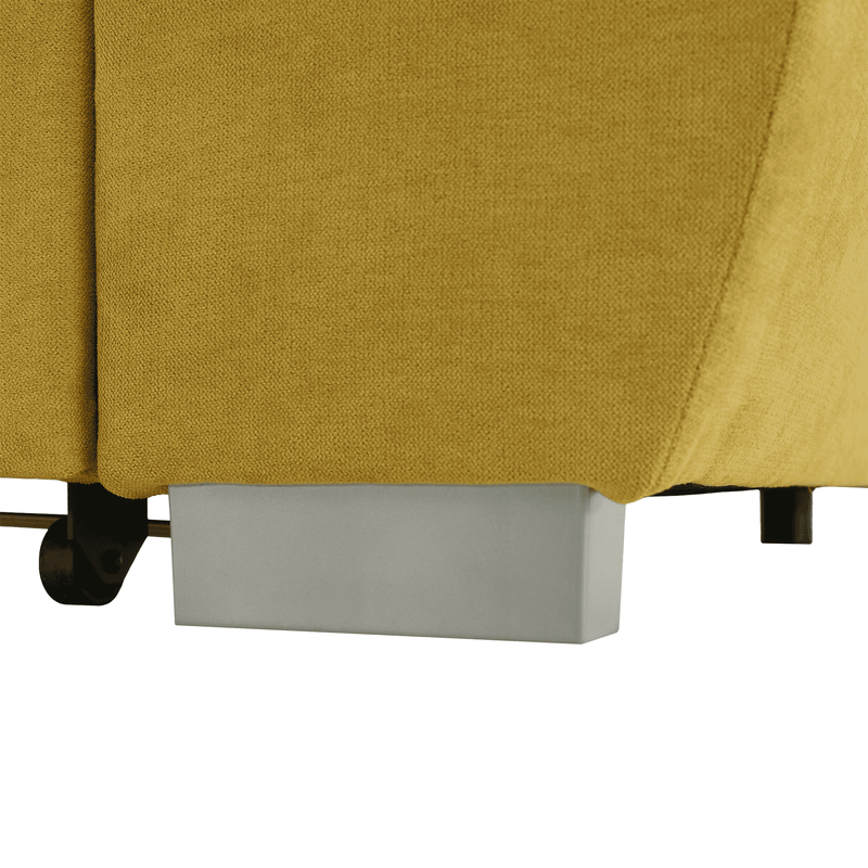 Casa si Gradina - Mobilier - Canapele si coltare - Coltare - Coltar, mustar tesatura, de stanga, EVANGELIN - Infinity.ro