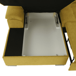 Casa si Gradina - Mobilier - Canapele si coltare - Coltare - Coltar, mustar tesatura, de stanga, EVANGELIN - Infinity.ro
