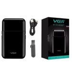 Ingrijire personala si Cosmetice - Aparate & accesorii ingrijire personala - Aparate de ras si tuns - Aparat de Ras Electric Portabil VGR V-390, Reincarcabil USB, Trimmer Integrat, Autonomie 45 Minute - Infinity.ro