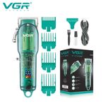 Ingrijire personala si Cosmetice - Aparate & accesorii ingrijire personala - Aparate de ras si tuns - Aparate de tuns - Aparat de tuns Profesional VGR V-660, Autonomie 200 Minute, Lama din Otel Inoxidabil, USB, Afisaj LED - Infinity.ro