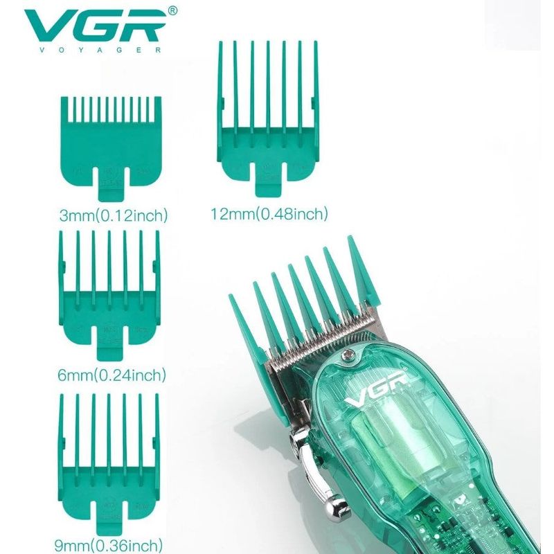 Ingrijire personala si Cosmetice - Aparate & accesorii ingrijire personala - Aparate de ras si tuns - Aparate de tuns - Aparat de tuns Profesional VGR V-660, Autonomie 200 Minute, Lama din Otel Inoxidabil, USB, Afisaj LED - Infinity.ro