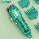 Ingrijire personala si Cosmetice - Aparate & accesorii ingrijire personala - Aparate de ras si tuns - Aparate de tuns - Aparat de tuns Profesional VGR V-660, Autonomie 200 Minute, Lama din Otel Inoxidabil, USB, Afisaj LED - Infinity.ro
