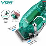 Ingrijire personala si Cosmetice - Aparate & accesorii ingrijire personala - Aparate de ras si tuns - Aparate de tuns - Aparat de tuns Profesional VGR V-660, Autonomie 200 Minute, Lama din Otel Inoxidabil, USB, Afisaj LED - Infinity.ro