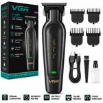 Ingrijire personala si Cosmetice - Aparate & accesorii ingrijire personala - Aparate de ras si tuns - Aparat de tuns fara fir VGR V-995, 4 distantiere, Autonomie 300min, Acumulator 2000mAh, Negru - Infinity.ro