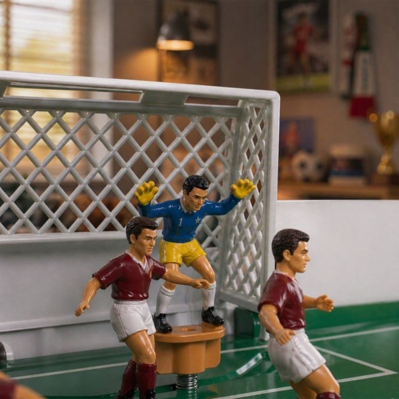 Jucarii, Copii si Bebe - Jucarii si jocuri - Jucarii & jocuri educative - Jocuri si jucarii educative - Joc de Masa Tip Fotbal cu Jucatori pe Arc XXL, 22 Jucatori, Teren Mare, Joc Interactiv pentru Copii si Familie,NewEvo - Infinity.ro