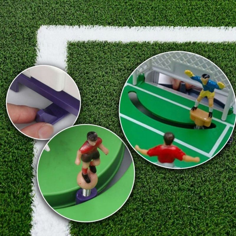 Jucarii, Copii si Bebe - Jucarii si jocuri - Jucarii & jocuri educative - Jocuri si jucarii educative - Joc de Masa Tip Fotbal cu Jucatori pe Arc XXL, 22 Jucatori, Teren Mare, Joc Interactiv pentru Copii si Familie,NewEvo - Infinity.ro