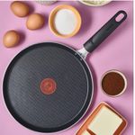 Casa si Gradina - Bucatarie si vesela - Vase pentru gatit - Tigai si seturi - Tigaie de clatite Tefal Simple Cook, Thermo-Signal, invelis antiaderent din titan, 25 cm - Infinity.ro