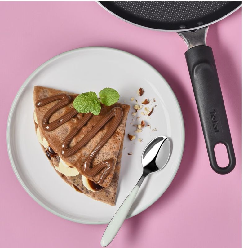 Casa si Gradina - Bucatarie si vesela - Vase pentru gatit - Tigai si seturi - Tigaie de clatite Tefal Simple Cook, Thermo-Signal, invelis antiaderent din titan, 25 cm - Infinity.ro