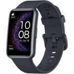 Laptop, Telefoane si Tablete - Wearables si gadgeturi - Wearables - Smartwatch-uri - Smartwatch Huawei Watch FIT SE, Silicone Strap, Starry Black - Infinity.ro