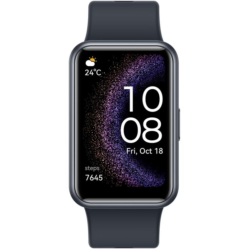 Laptop, Telefoane si Tablete - Wearables si gadgeturi - Wearables - Smartwatch-uri - Smartwatch Huawei Watch FIT SE, Silicone Strap, Starry Black - Infinity.ro