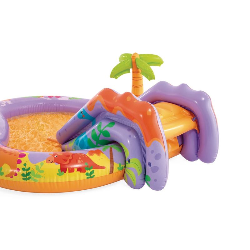 Casa si Gradina - Gradina si terasa - Piscine si accesorii - Piscine copii - Piscina gonflabila copii Intex 56139 Dino Park, tobogan, fantana arteziana, multicolor KID428628 - Infinity.ro