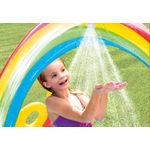 Casa si Gradina - Gradina si terasa - Piscine si accesorii - Piscine copii - Piscina gonflabila copii Intex 57453 Rainbow, 2 bazine, tobogan si jocuri interactive KID402499 - Infinity.ro