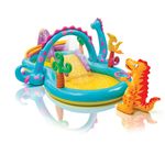 Casa si Gradina - Gradina si terasa - Piscine si accesorii - Piscine copii - Piscina gonflabila copii Intex 57135 Dino, tobogan si pulverizator de apa KID402505 - Infinity.ro