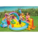 Casa si Gradina - Gradina si terasa - Piscine si accesorii - Piscine copii - Piscina gonflabila copii Intex 57135 Dino, tobogan si pulverizator de apa KID402505 - Infinity.ro