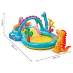 Casa si Gradina - Gradina si terasa - Piscine si accesorii - Piscine copii - Piscina gonflabila copii Intex 57135 Dino, tobogan si pulverizator de apa KID402505 - Infinity.ro