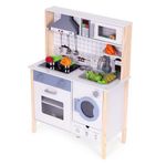Jucarii, Copii si Bebe - Jucarii si jocuri - Jucarii de rol - Bucatarii copii - Bucatarie copii Ecotoys, lemn, cuptor, masina de spalat, 5 accesorii, multicolor KID003839 - Infinity.ro