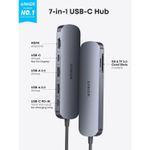 PC, gaming si accesorii - Retelistica - Hub-uri - Hub Anker Nano USB-C Multi-Port 7-in-1 4K 85W Gri - Infinity.ro