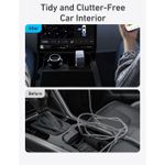Laptop, Telefoane si Tablete - Telefoane mobile si accesorii - Accesorii Telefoane - Incarcatoare telefoane - Incarcator auto Anker Nano 75W, USB-C 45W + port USB-C 30W, Negru, cablu retractabil 75 cm - Infinity.ro
