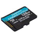 TV, Audio-Video si Foto - Aparate foto si accesorii - Accesorii foto si video - Carduri memorie - Card de memorie Kingston CanvasGo! Plus, 128GB, microSDXC, UHS-I U3, Clasa 10 - Infinity.ro