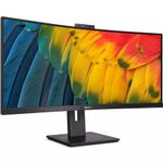 PC, gaming si accesorii - Desktop PC & monitoare - Monitoare - Monitor Curbat Philips VA 34" W, QHD, 100Hz, DisplayPort, 34B1U5600CH/00, Negru - Infinity.ro