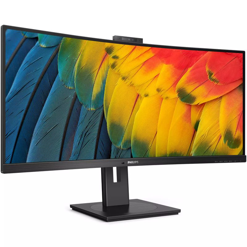 PC, gaming si accesorii - Desktop PC & monitoare - Monitoare - Monitor Curbat Philips VA 34" W, QHD, 100Hz, DisplayPort, 34B1U5600CH/00, Negru - Infinity.ro
