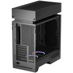 PC, gaming si accesorii - Componente PC - Componente - Carcase PC si server - Carcasa DeepCool CL6600, sticla securizata, RGB, neagra, 534x458x235mm, 5 ventilatoare de 12cm - Infinity.ro