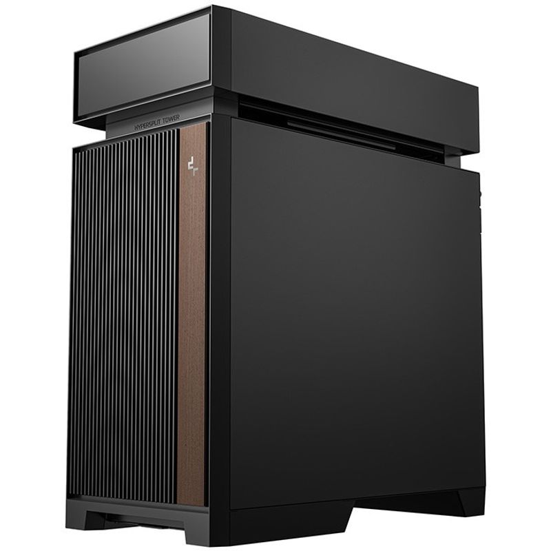 PC, gaming si accesorii - Componente PC - Componente - Carcase PC si server - Carcasa DeepCool CL6600, sticla securizata, RGB, neagra, 534x458x235mm, 5 ventilatoare de 12cm - Infinity.ro