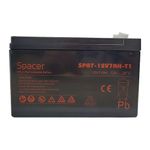 PC, gaming si accesorii - UPS-uri - Accesorii UPS-uri - Acumulator UPS SPACER 12V/7Ah, negru - Infinity.ro