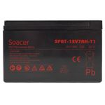 PC, gaming si accesorii - UPS-uri - Accesorii UPS-uri - Acumulator UPS SPACER 12V/7Ah, negru - Infinity.ro
