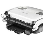 Electronice si Electrocasnice - Electrocasnice bucatarie - Aparate de gatit & desert - Gratare electrice - Grill electric Morphy Richards MGS1001, 1800W, argintiu - Infinity.ro