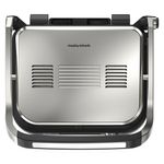 Electronice si Electrocasnice - Electrocasnice bucatarie - Aparate de gatit & desert - Gratare electrice - Grill electric Morphy Richards MGS1001, 1800W, argintiu - Infinity.ro