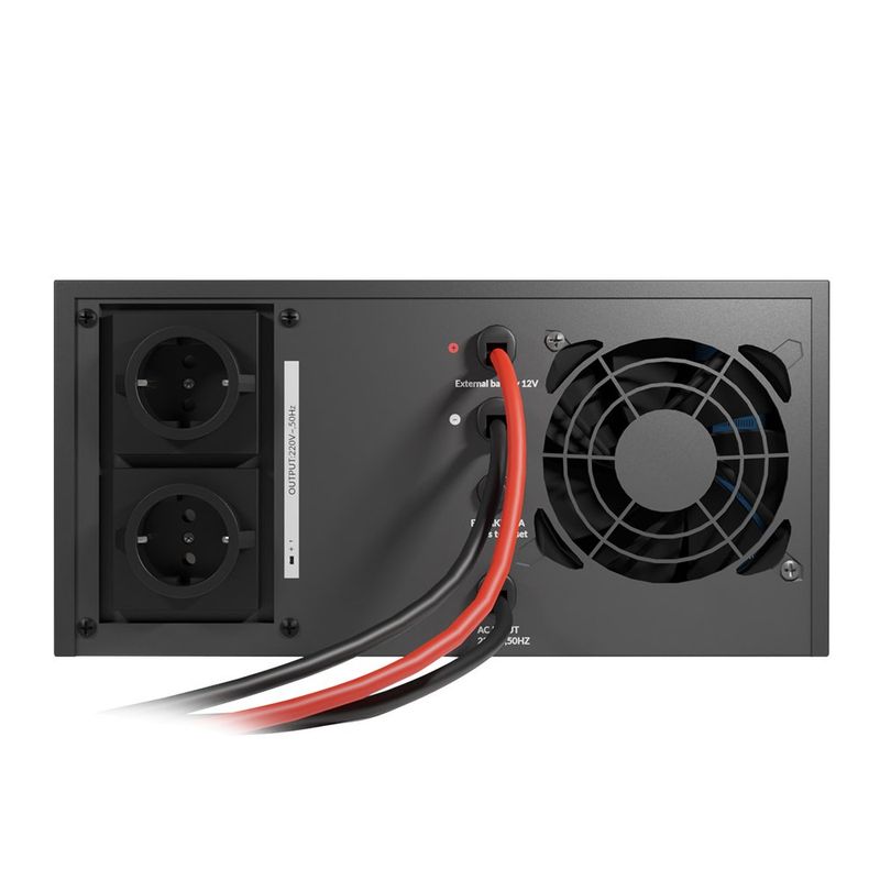 Casa si Gradina - Electrice - Accesorii electrice - Stabilizatoare tensiune si ups - Sursa UPS Centrala Termica 600VA 500W, 1 x baterie externa auto 12V nJoy Aira - Infinity.ro