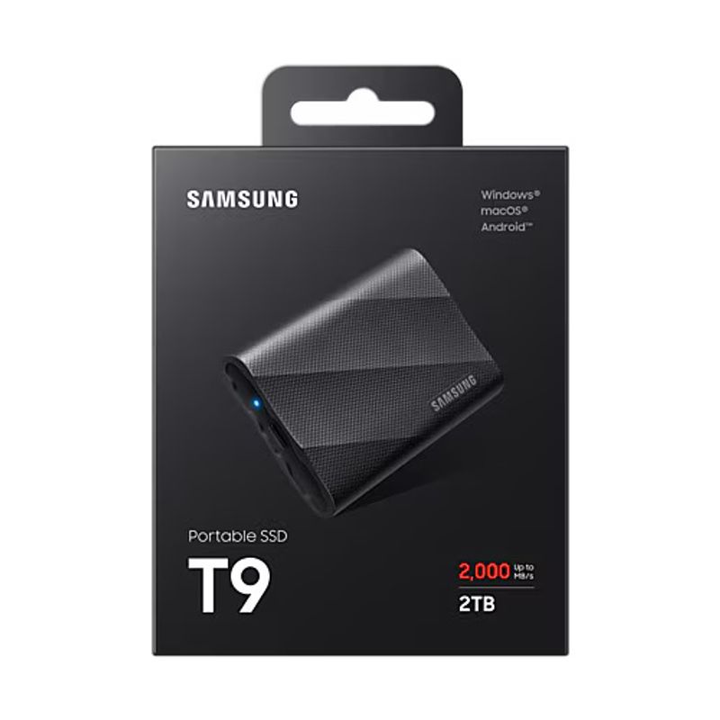 PC, gaming si accesorii - Periferice PC - SSD-uri externe - SSD extern Samsung T9 Black, 2TB, USB 3.2, Black - Infinity.ro