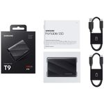 PC, gaming si accesorii - Periferice PC - SSD-uri externe - SSD extern Samsung T9 Black, 2TB, USB 3.2, Black - Infinity.ro