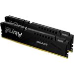 PC, gaming si accesorii - Componente PC - Componente - Memorii RAM - Memorie Kingston FURY Beast Black, 64GB (2x32GB) DDR5, 6000MT/s, CL30 - Infinity.ro
