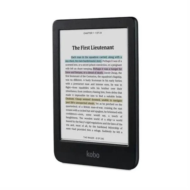 Laptop, Telefoane si Tablete - Ebook reader si accesorii - eBook Reader - EBook Reader Kobo Clara Colour, 6" E Ink Kaleido, 16GB, Wi-Fi, IPX8, Negru - Infinity.ro