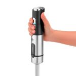 Electronice si Electrocasnice - Electrocasnice bucatarie - Mixere, tocatoare & roboti de bucatarie - Blendere si mini tocatoare - Set blender vertical UFESA ECLIPSE MAX, 1500 W, negru, cu suport ustensile, metal - Infinity.ro