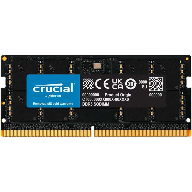 Laptop, Telefoane si Tablete - Laptopuri si accesorii - Accesorii Laptop - Memorii Notebook - Memorie laptop NB, Crucial 64GB, DDR5-5600/SO CT64G56C46S5 - Infinity.ro