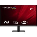 PC, gaming si accesorii - Desktop PC & monitoare - Monitoare - Monitor LED IPS ViewSonic VA2708-2K-HD 27", QHD (2560x1440), 100Hz, 1ms (MPRT), HDR10, HDMI, DisplayPort, negru - Infinity.ro