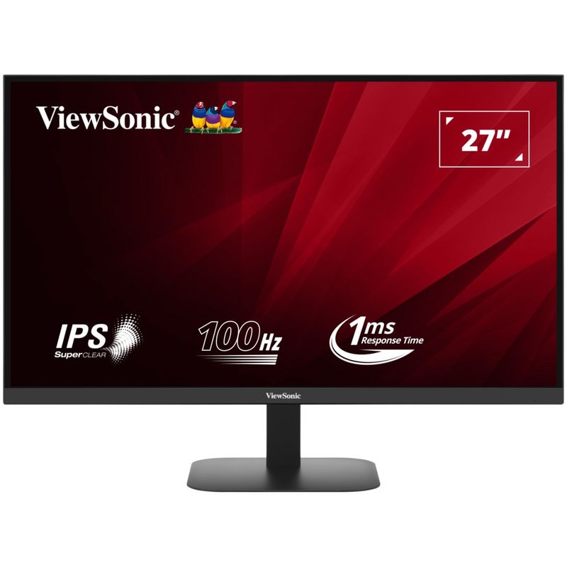 PC, gaming si accesorii - Desktop PC & monitoare - Monitoare - Monitor LED IPS ViewSonic VA2708-2K-HD 27", QHD (2560x1440), 100Hz, 1ms (MPRT), HDR10, HDMI, DisplayPort, negru - Infinity.ro
