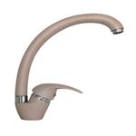 Casa si Gradina - Sanitare - Chiuveta bucatarie si accesorii - Baterii bucatarie - Baterie Alveus GM 230 G55, material alama, pipa lebada, rotativa, bej - Infinity.ro