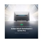 Casa si Gradina - Electrice - Panouri solare si accesorii - Accesorii panouri solare - Centrala fotovoltaica Anker SOLIX Solarbank 3 E2700 Pro sistem Plug&Play DIY, 2700Wh, 1200W - Infinity.ro