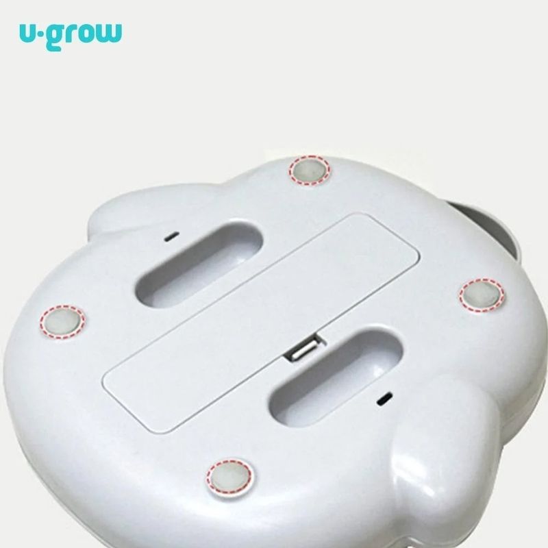 Jucarii, Copii si Bebe - Igiena si ingrijire - Baia bebelusului - Olite si reductoare WC - Olita portabila si pliabila U-Grow, 1 - 6 ani, Margini Rotunjite, Baza antiderapanta, Usor de Curatat, Alba - Infinity.ro