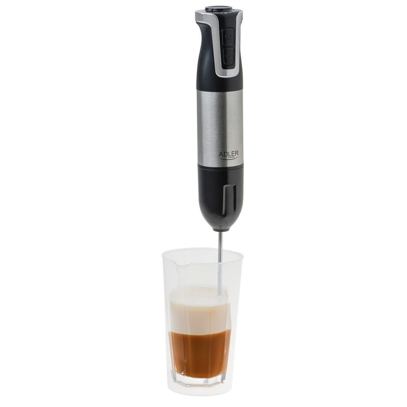 Electronice si Electrocasnice - Electrocasnice bucatarie - Mixere, tocatoare & roboti de bucatarie - Blendere si mini tocatoare - Blender Vertical 5 in 1 Adler AD4627B, 1500W, 20 Viteze, Functie Turbo, Negru - Infinity.ro