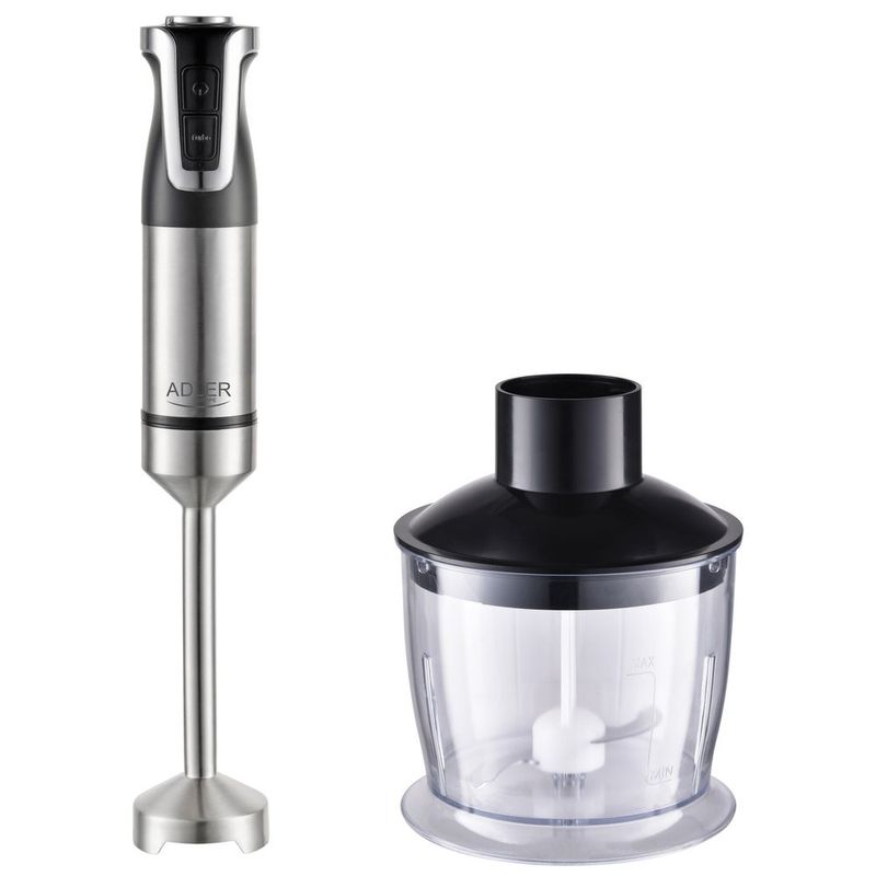 Electronice si Electrocasnice - Electrocasnice bucatarie - Mixere, tocatoare & roboti de bucatarie - Blendere si mini tocatoare - Blender Vertical 5 in 1 Adler AD4627B, 1500W, 20 Viteze, Functie Turbo, Negru - Infinity.ro