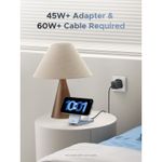 Laptop, Telefoane si Tablete - Telefoane mobile si accesorii - Accesorii Telefoane - Incarcatoare telefoane - Incarcator wireless UGREEN MagFlow 2-in-1 Qi2.2, 25W, Albastru, compact, cu unghi reglabil - Infinity.ro