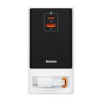 Casa si Gradina - Electrice - Accesorii electrice - Accesorii prize si intrerupatoare - Prelungitor Priza Shuko, USB, 2xType-C, 65W - Baseus (PSLR000602) - White - Infinity.ro