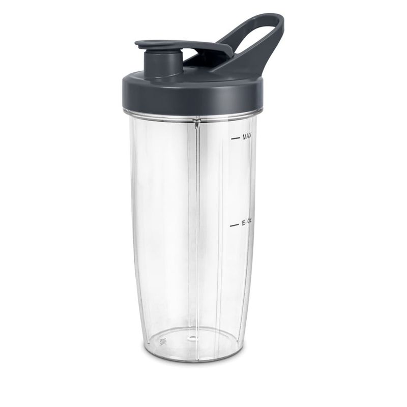 Electronice si Electrocasnice - Electrocasnice bucatarie - Mixere, tocatoare & roboti de bucatarie - Blendere si mini tocatoare - Blender UFESA Nutrishake 1200W, 2 Recipiente Sport, Lame Inox, Negru/Argintiu - Infinity.ro
