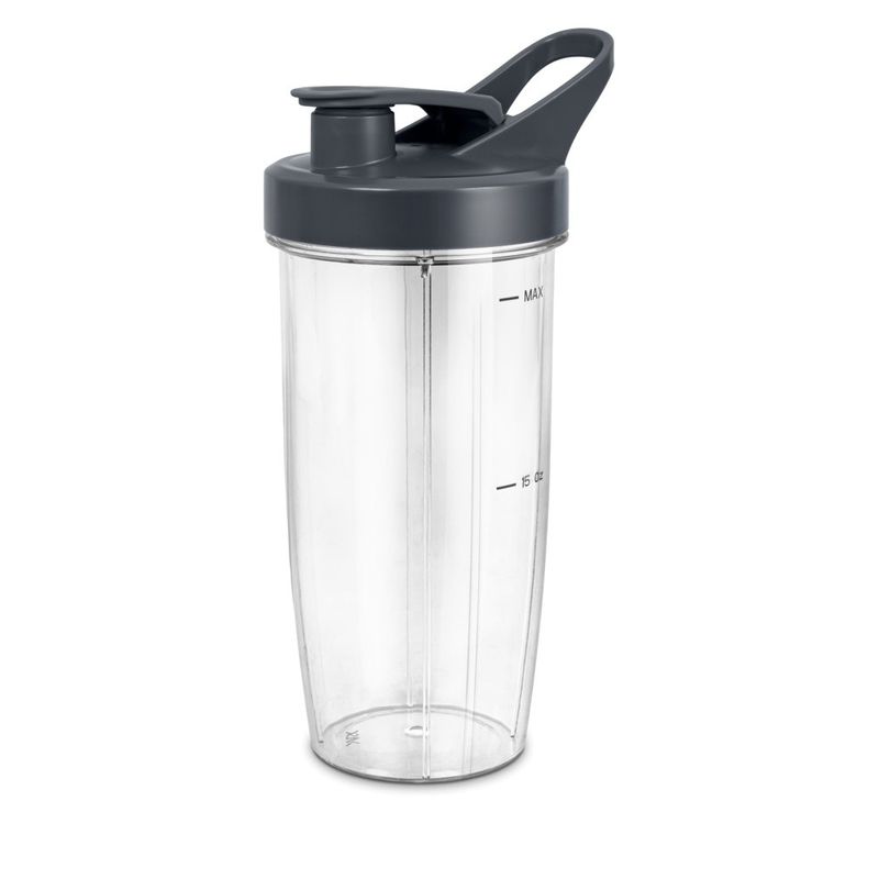 Electronice si Electrocasnice - Electrocasnice bucatarie - Mixere, tocatoare & roboti de bucatarie - Blendere si mini tocatoare - Blender UFESA Nutrishake 1200W, 2 Recipiente Sport, Lame Inox, Negru/Argintiu - Infinity.ro